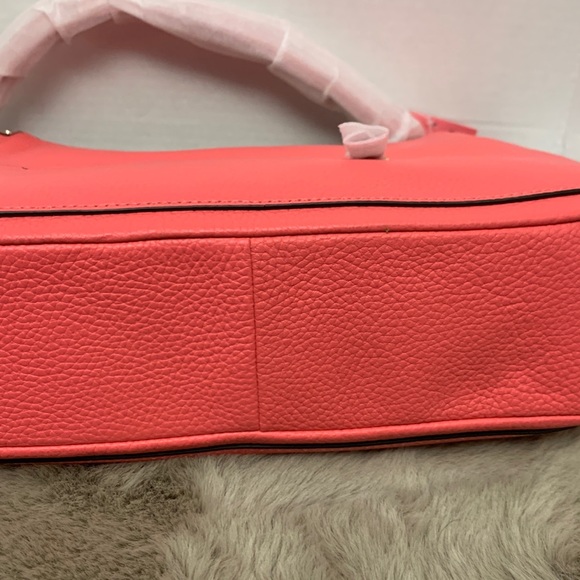 BNWT KATE SPADE PEACH SOFT LEATHER HOBO WITH DETACHABLE STRAP FOR CROSSB… - Picture 10 of 13